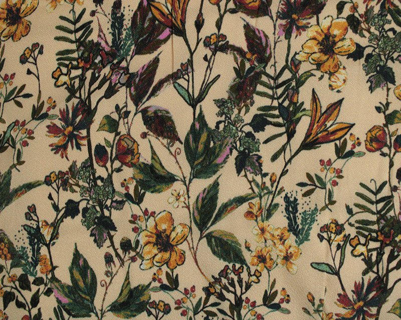 Viscose Satin Floral