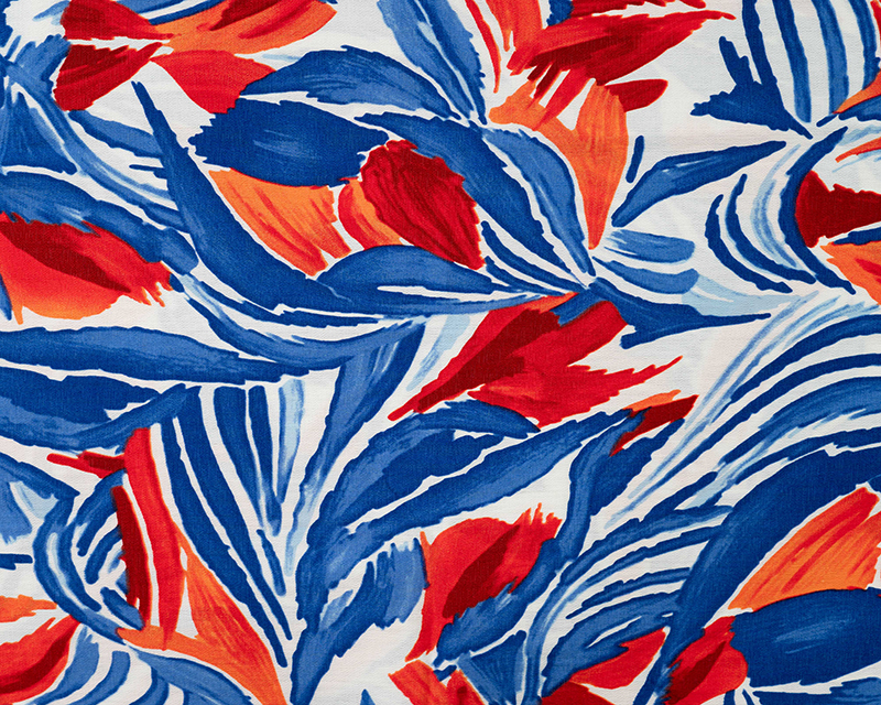 Airflow Viscose Leaves Print