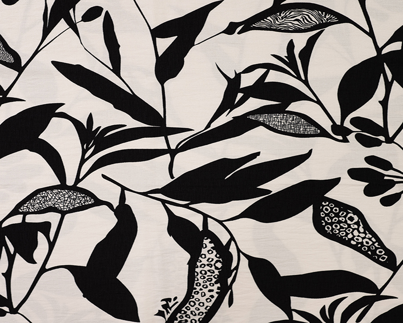 Airflow Viscose Leaves Print