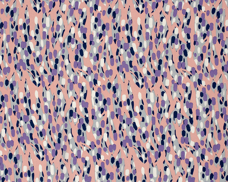 Viscose Poplin Printed Abstract