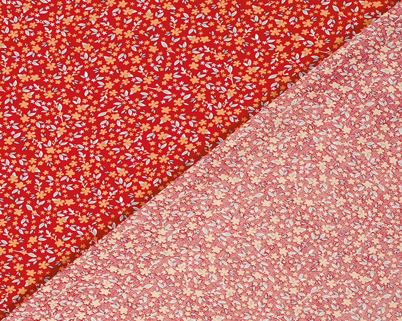 Viscose Poplin Abstract Floral