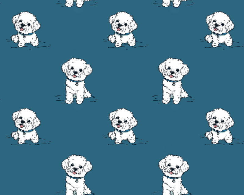 Empee Studio Digital Cotton Jersey Puppies Empee Studio Digital Cotton Jersey Puppies