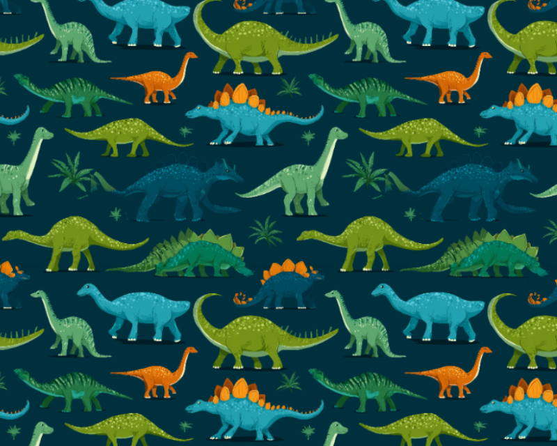Empee Studio Digital Cotton Jersey Dinosaurs Empee Studio Digital Cotton Jersey Dinosaurs