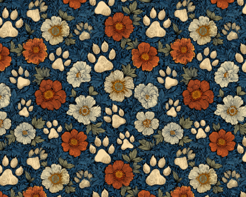 ES Cotton Florals and Paws