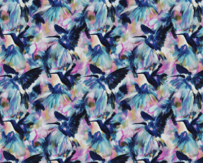 Empee Studio Linen Mix Expressive Birds