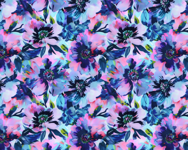 Empee Studio Linen Mix Expressive Floral