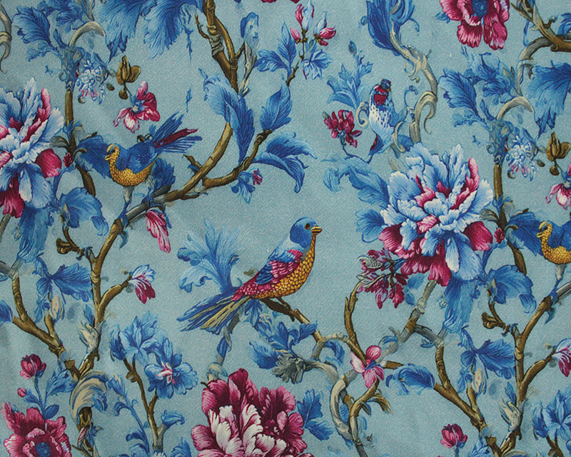 Empee Studio Rayon Sateen Baroque Floral