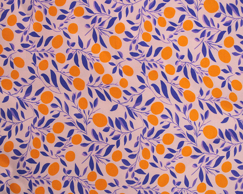 Empee Studio  Rayon Sateen Orange