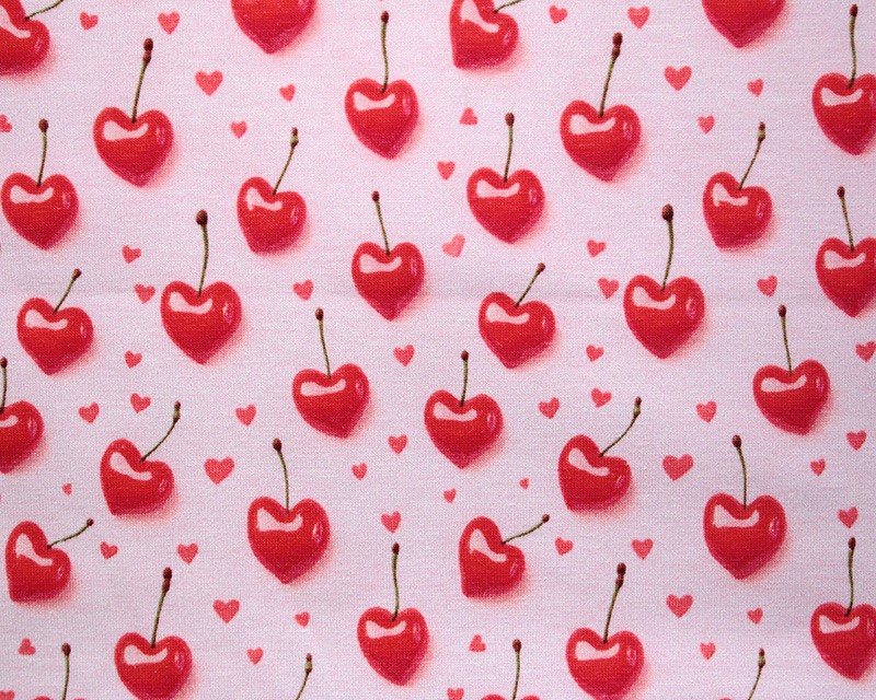 Little Johnny Cotton Jersey Cherry Hearts