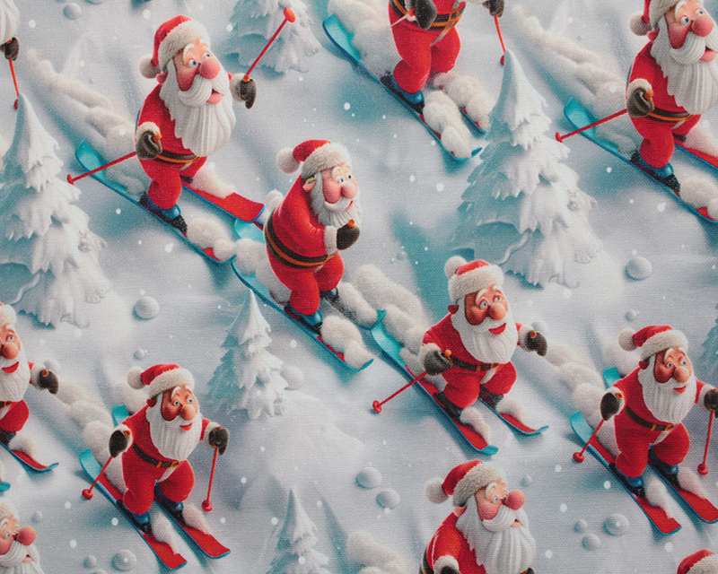 Little Johnny Digital Cotton 3D Santas