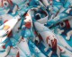 Little Johnny Digital Cotton 3D Dogs Blue