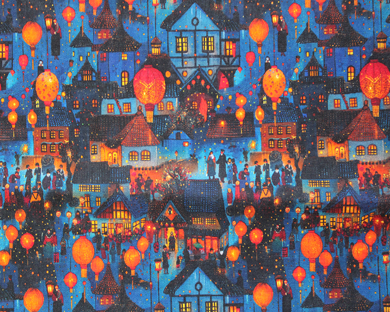 Little Johnny Digital Cotton Lantern Scene