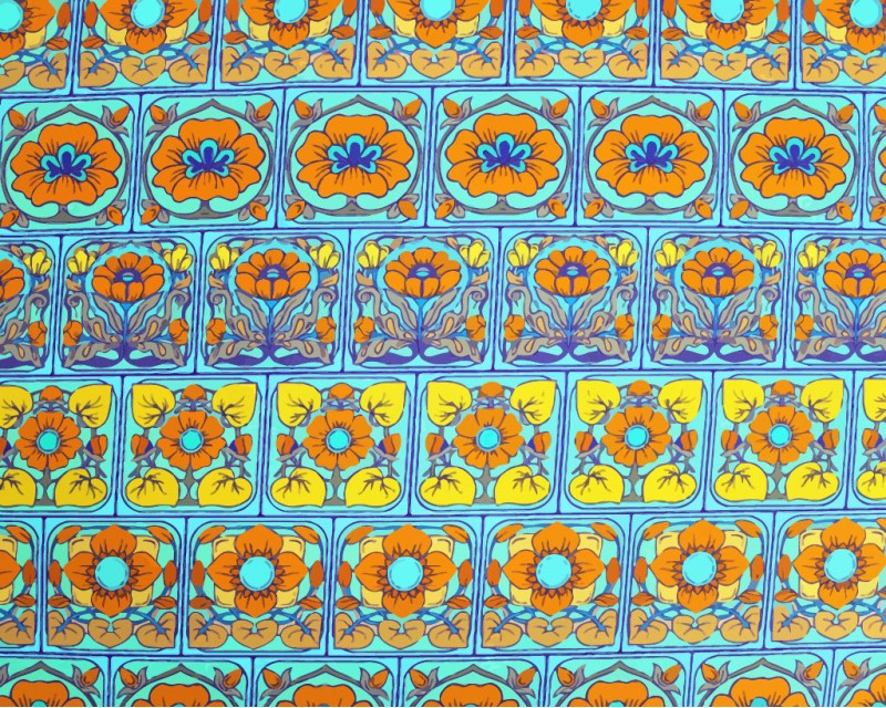 Little Johnny Digital Cotton Art Nouveau