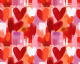 Little Johnny Digital Cotton Abstract Hearts 