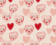 Little Johnny Digital Cotton Heart Faces 