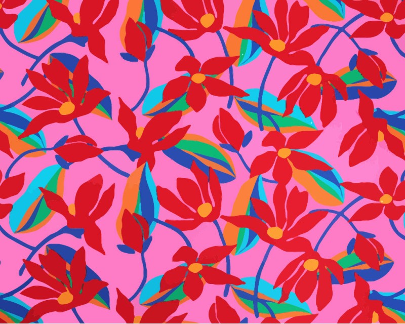 Little Johnny Linen Mix Flowers