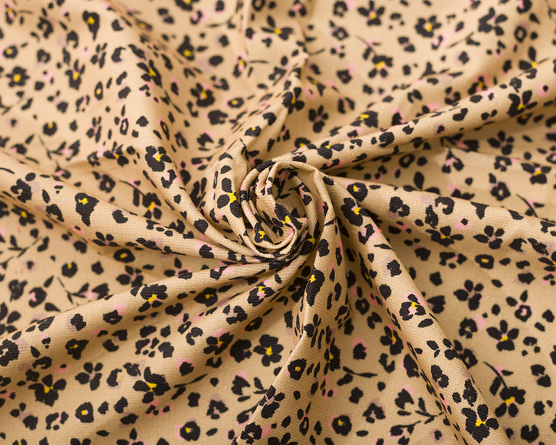 Little Johnny Needlecord Leopard Flowers