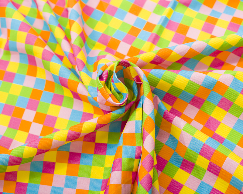 Little Johnny Needlecord Rainbow Check