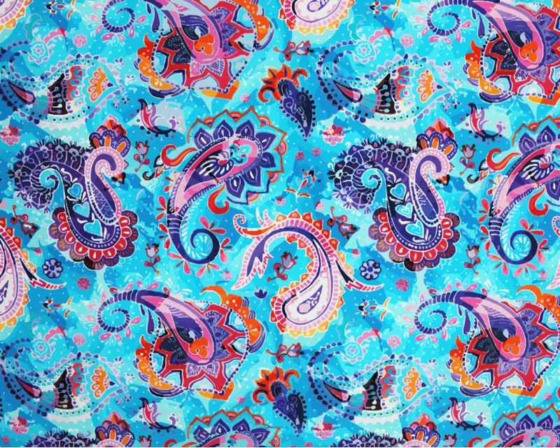 Little Johnny Viscose Paisley