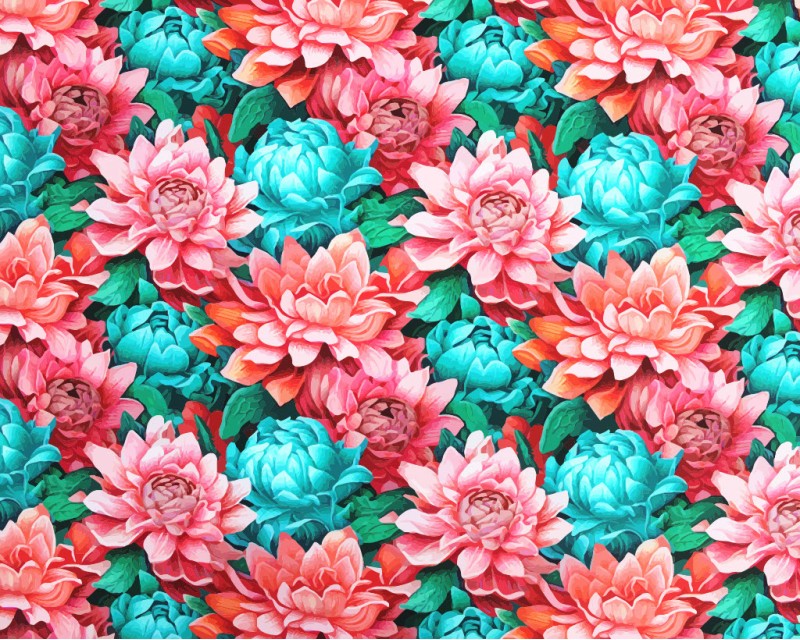 Little Johnny 3D Viscose Flowers