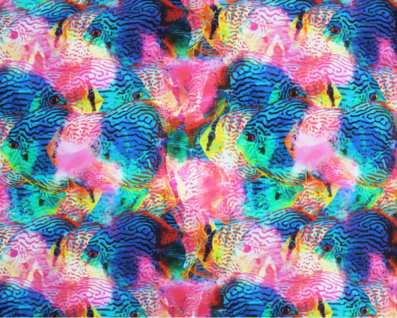 Little Johnny Viscose Tropical Fish