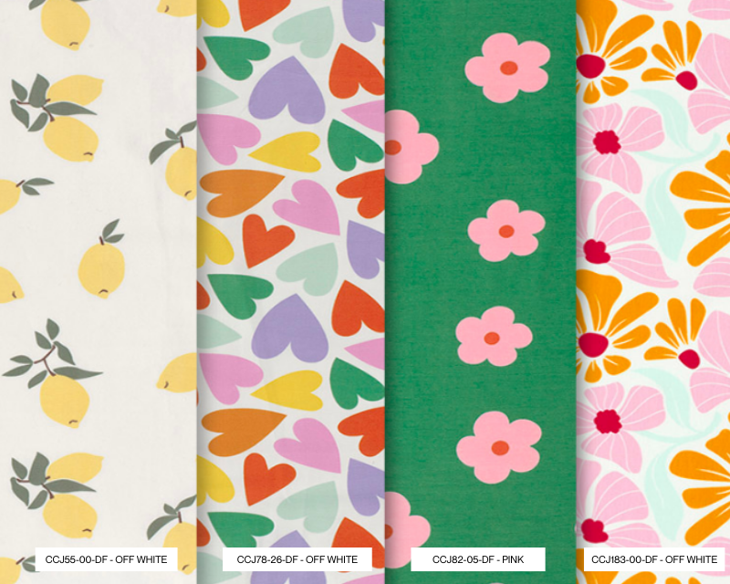 Small Folk Cotton Jersey Lovely Citrus