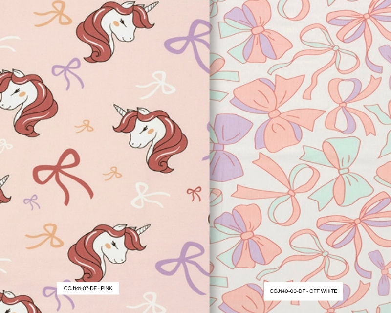 Small Folk Cotton Jersey Magical Ribbons