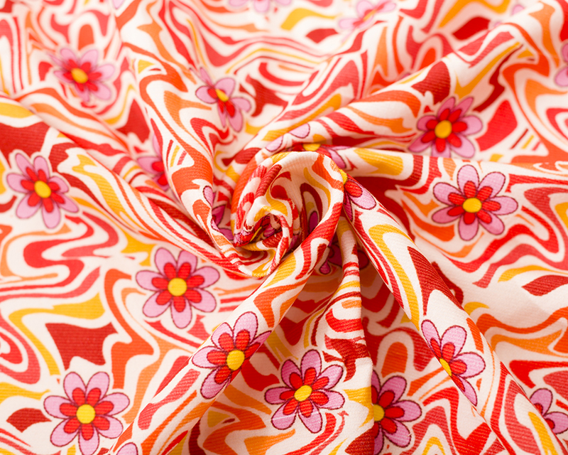 Mindy Digital Needlecord Flowers