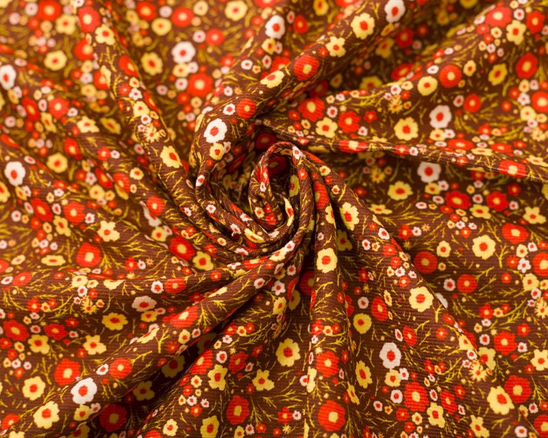 Mindy Digital Needlecord Flowers