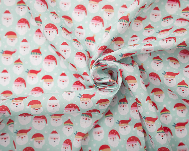 MP Digital Polycotton Santas