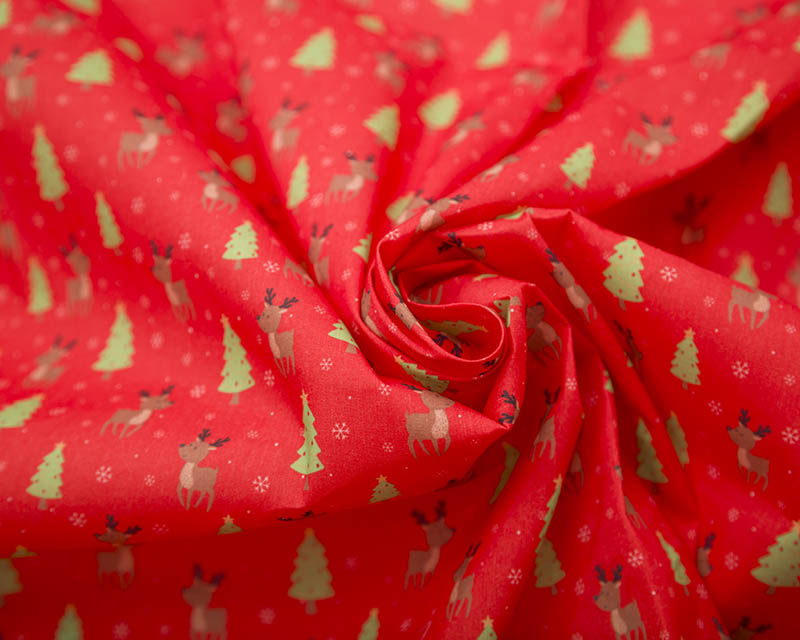 MP Digital Polycotton Reindeer