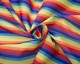 MP Digital Polycotton Rainbow Stripes