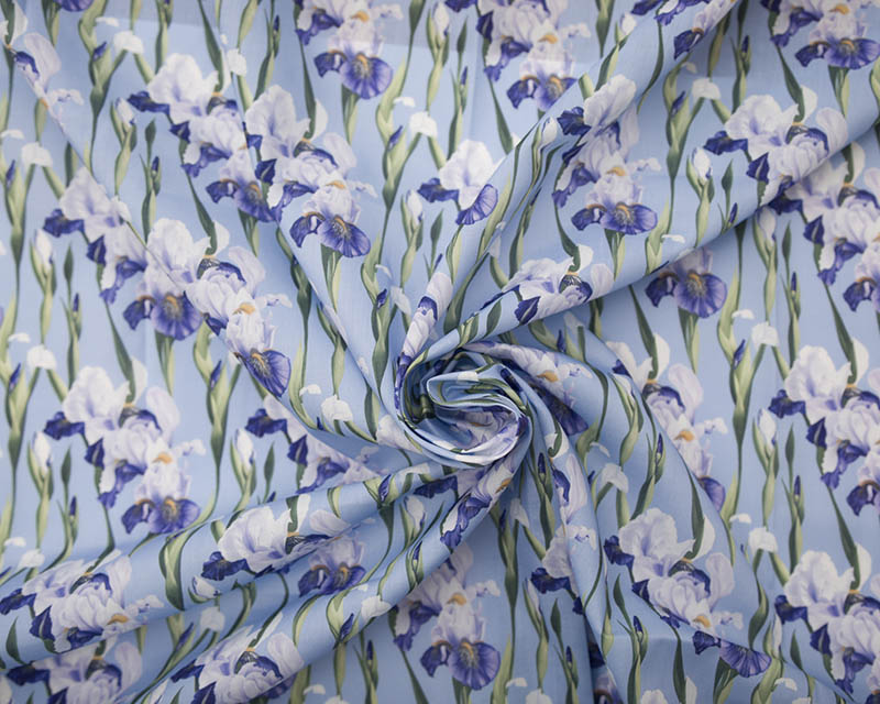 MP Digital Polycotton 3D Iris