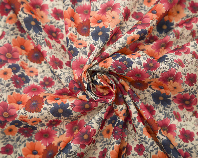 MP Digital Polycotton 3D Flowers