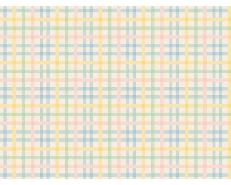 Mindy Linen Mix Pastel Plaid