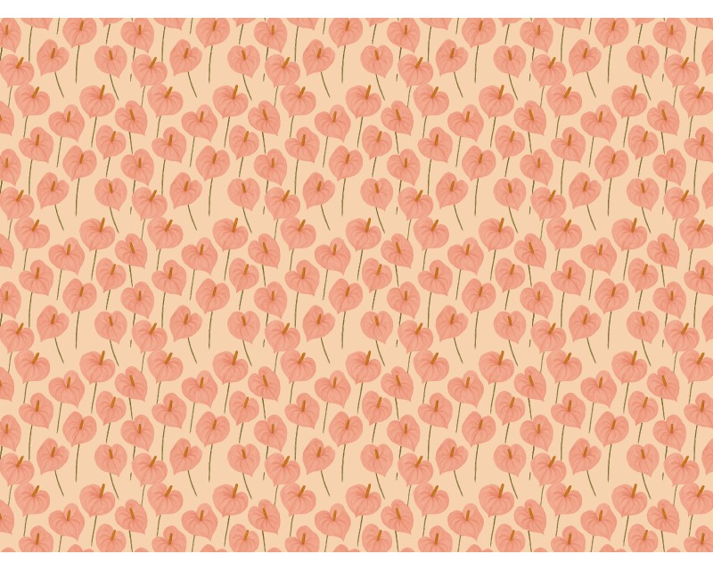 Mindy Linen Mix Anthurium Bloom