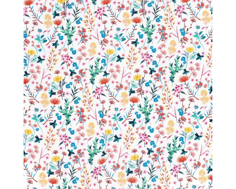 Panama Digital Canvas Flowers