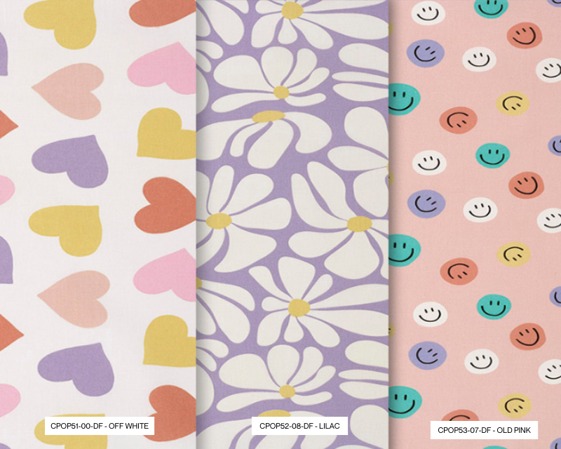 Small Folk Cotton Poplin Peace and Love Small Folk Cotton Poplin Peace and Love