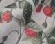 Recycled Linen Look Digital Canvas Watercolour Strawberry Flowers 