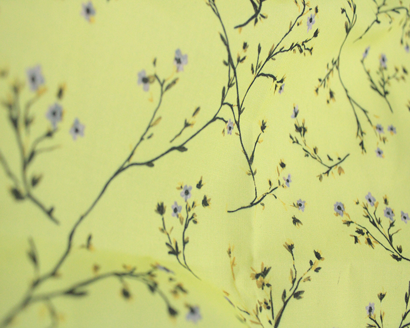 Mindy Polycotton Buttercup Branch