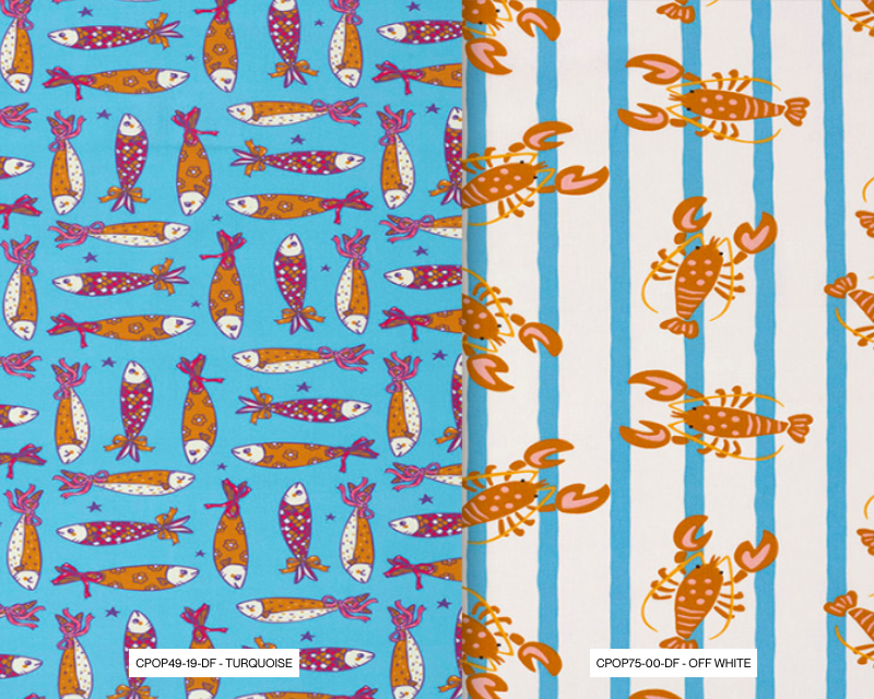 Small Folk Cotton Poplin Sweetwater Seas Small Folk Cotton Poplin Sweetwater Seas