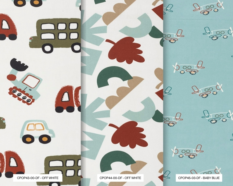 Small Folk Cotton Poplin Tiny Transport Small Folk Cotton Poplin Tiny Transport