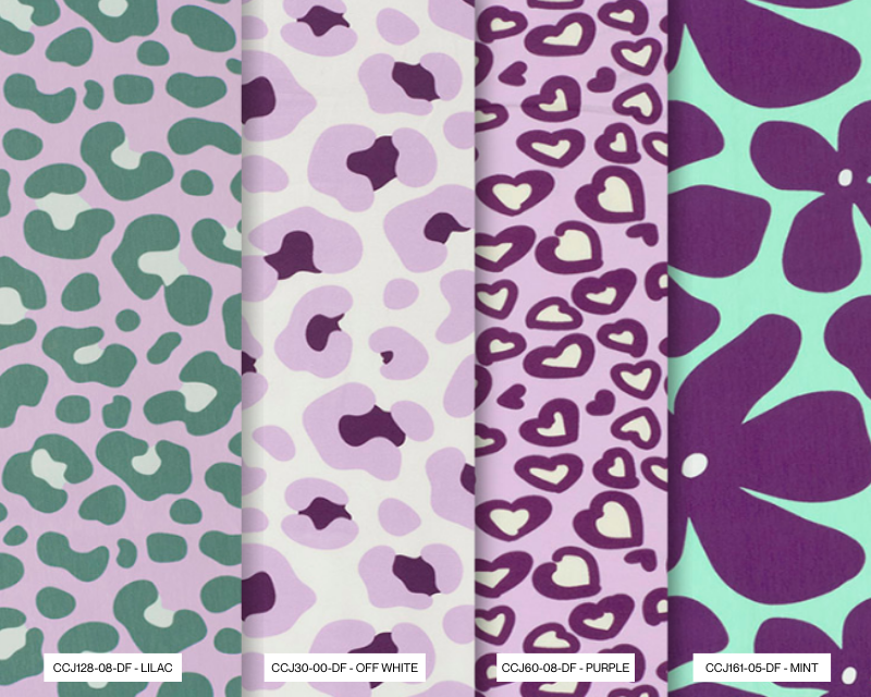 Small Folk Cotton Jersey Wild Purple