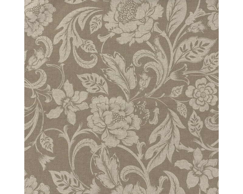 Recycled Linen Look Digital Canvas Floral