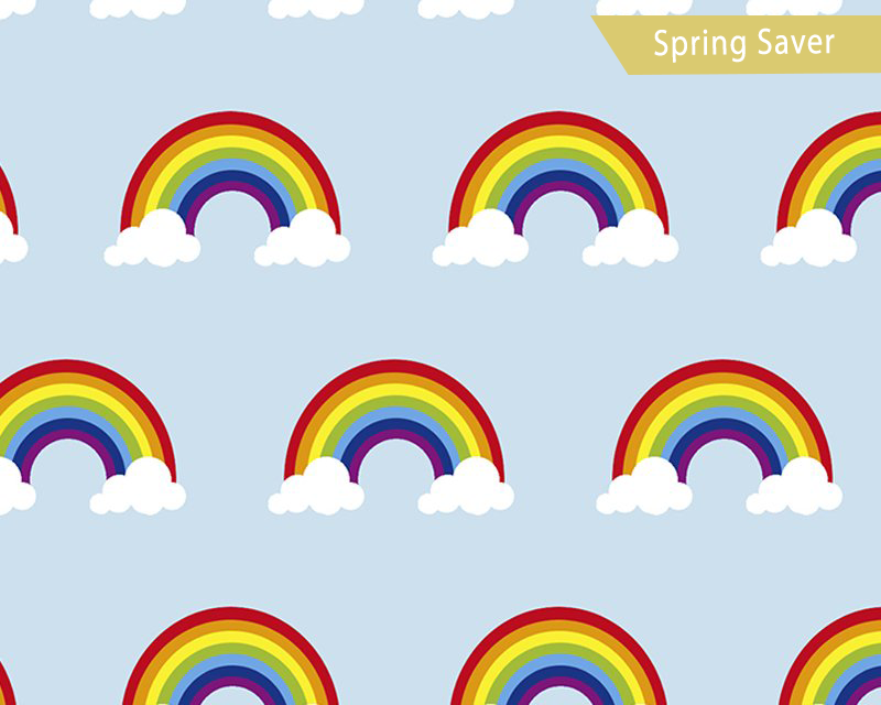 Little Johnny -  Rainbow Clouds Cotton