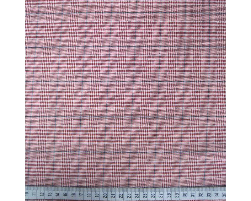 SALE - Poly Check  - Red