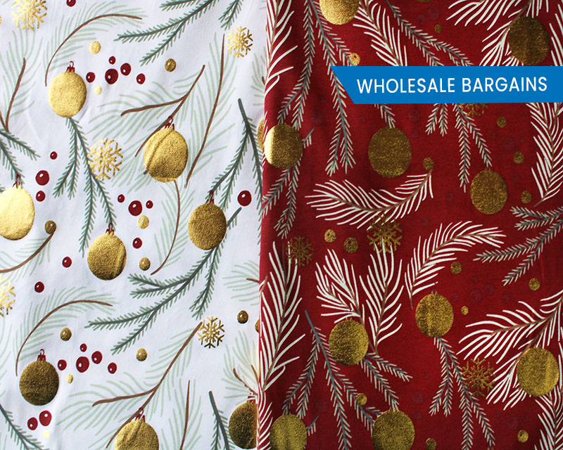 Christmas fabric uk cheap